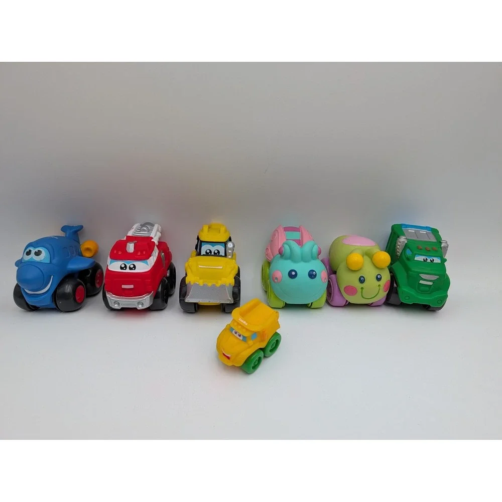 Playskool Tonka Wheel Pals Chuck Friends Toy Vehicle Lot of 8